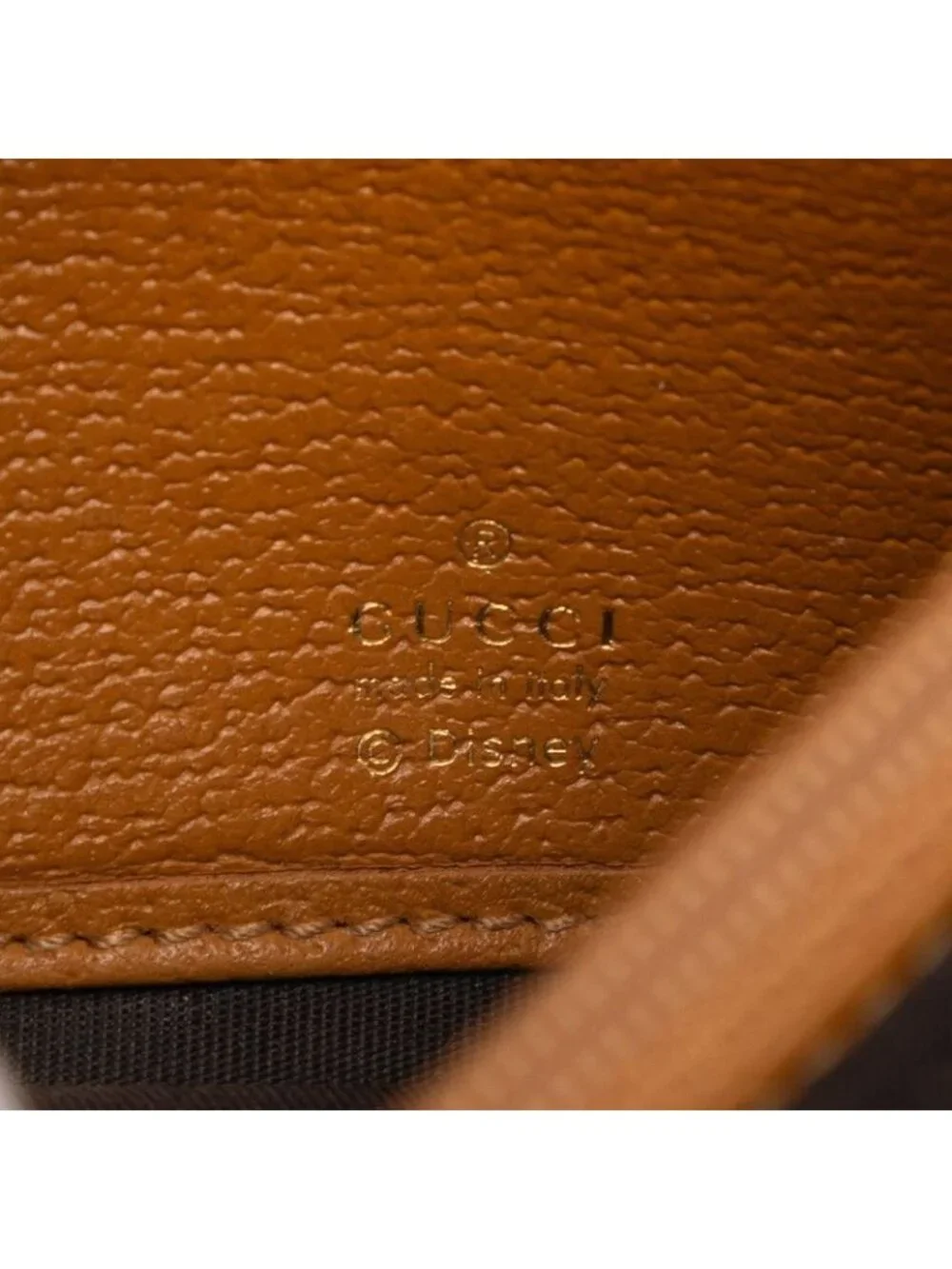 Gucci Disney Mini GG Supreme Mickey Mouse Continental Wallet Brown Leather - Picture 7 of 7